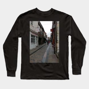 York Shambles - English City Streets Long Sleeve T-Shirt